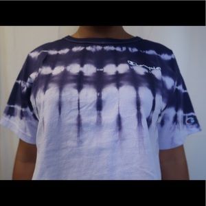 Champion tie dye crop top